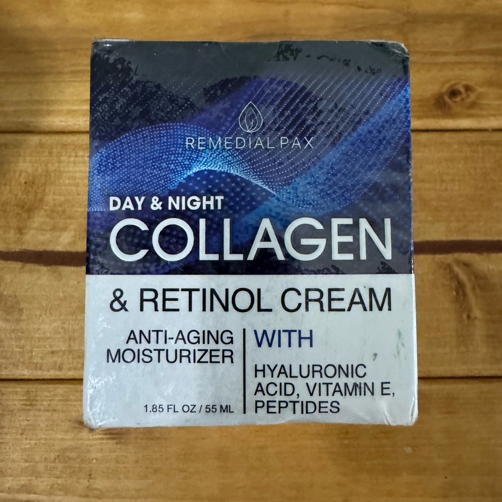 Remedial Pax Day Night Collagen Retinol Cream Anti-Aging Moisturizer 1.85 fl oz